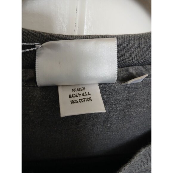 Vintage DKNY Spellout Graphic T Shirt Adult OSFA Cotton Made USA Short Sleeve - Picture 11 of 12